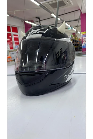 Mottowin Kask Boynuz Süsü Aksesuarı Takım Fosforlu Kask Boynuzu ürün görseli 1