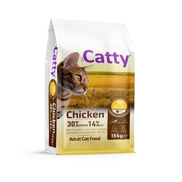 Catty Tavuklu Yetişkin Kedi Maması 15 Kg ürün görseli 1