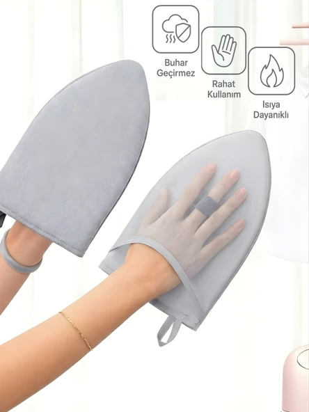 Beylini Buharlı Ütü Eldiveni Mini Ütü Pedi Sıcaklık Buhar Geçirmez Ütü Masası Eldiveni Taşınır Bez 15x25 CM ürün görseli 1