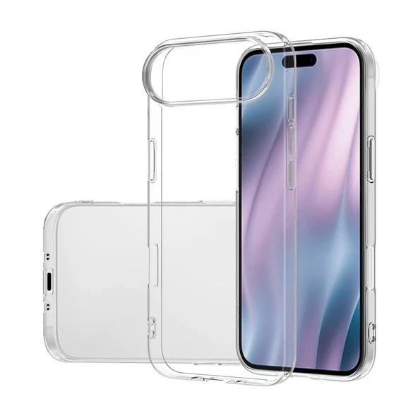 iPhone Air Şeffaf Mika Sararmaz Sert Kılıf ürün görseli 1