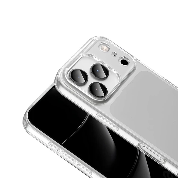 Apple iPhone 17 Pro Premium Şeffaf Silikon Kılıf - Resim 3