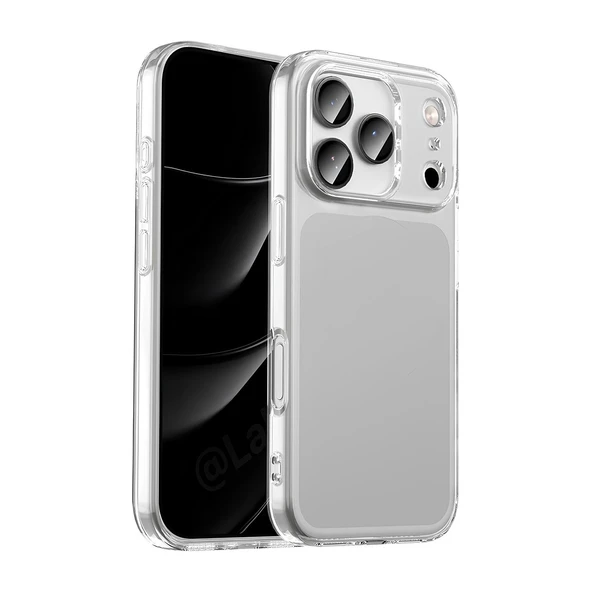 Apple iPhone 17 Pro Premium Şeffaf Silikon Kılıf ürün görseli 1
