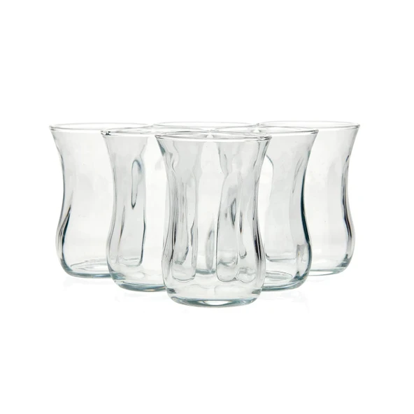 Lav optikli klasik çay bardağı 72 parça çay bardak - Resim 2
