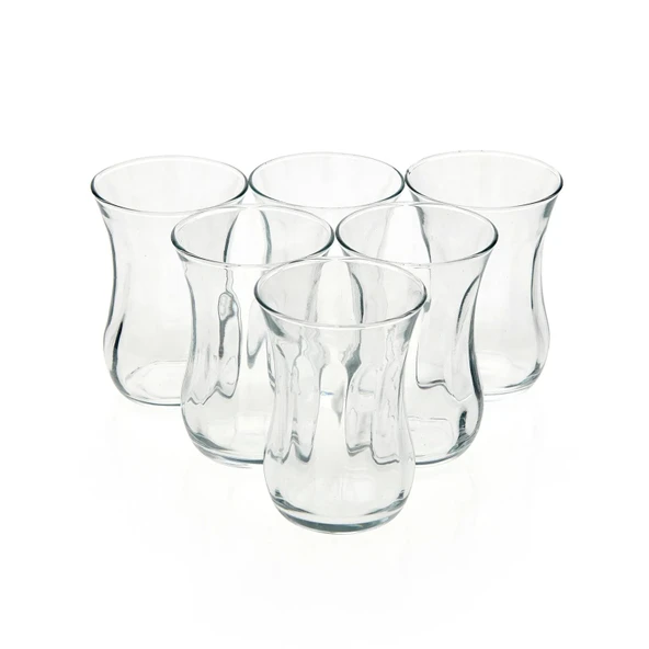 Lav optikli klasik çay bardağı 72 parça çay bardak - Resim 3