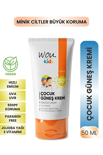 WOU KIDS Yüksek Koruma Etkili SPF50+ ürün görseli 1