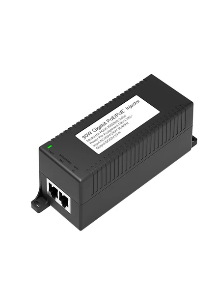 Anunnaki AN1030 Gigabit PoE Injector | 30W 1000Mbps IEEE802.3af/at IP Kamera Network Güç Adaptörü ürün görseli 1