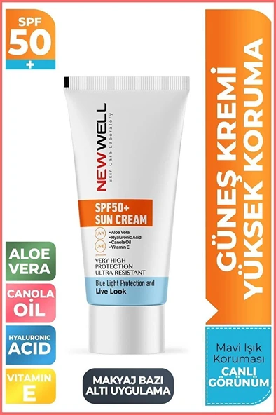 Güneş Kremi Yüksek Koruma Spf 50+ Aloe Vera ürün görseli 1