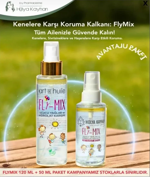 Art De Huile Fly Mix 120 ml + Fly Mix 50 ml Avantajli Paket ürün görseli 1