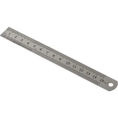 Paslanmaz Çelik Cetvel 60 Cm - Resim 2