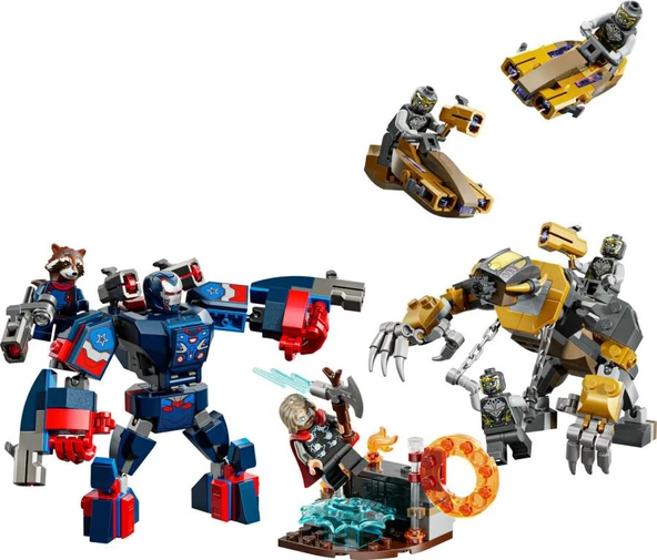 LEGO Super Heroes 76322 Avengers: Endgame Thor vs. Chitauri - Resim 3