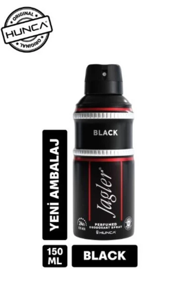 JAGLER BLACK DEODORANT 150 ML ORJINAL ÜRÜN ürün görseli 1
