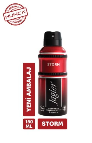 JAGLER DEODORANT STORM 150ML ERKEK ORJINAL ÜRÜN ürün görseli 1