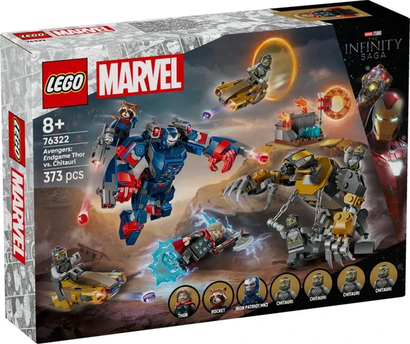 LEGO Super Heroes 76322 Avengers: Endgame Thor vs. Chitauri ürün görseli 1