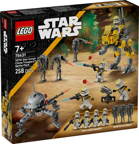 LEGO Star Wars 75431 327th Star Corps Clone Troopers Battle Pack ürün görseli 1