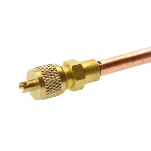 SİBOPLU BAKIR SERVİS BORUSU - 1/4 - 100 MM - 0,50 MM KALINLIK - 23060903 ürün görseli 1