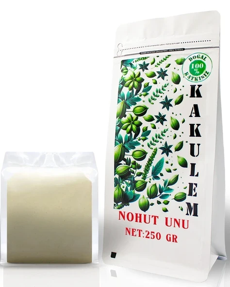 KAKULEM GLUTENSİZ SERTİFİKALI Katkısız Nohut Unu 250 GR ürün görseli 1