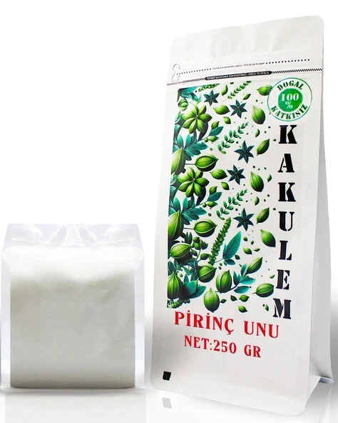 KAKULEM GLUTENSİZ SERTİFİKALI Katkısız Bebek Pirinç Unu 250 GR ürün görseli 1