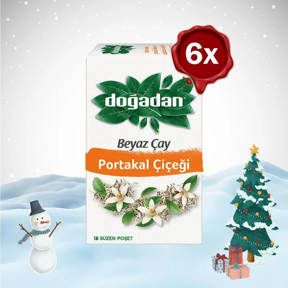 Doğadan Yılbaşı Paketi Beyaz Çay Portakal Çiçeği 34 G 18 'Li x 6 ürün görseli 1