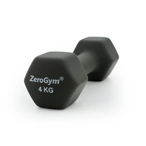 Zerogym Neopren Kaplı  İçi Demir Dambıl 4 kg Gri 1 Adet ürün görseli 1