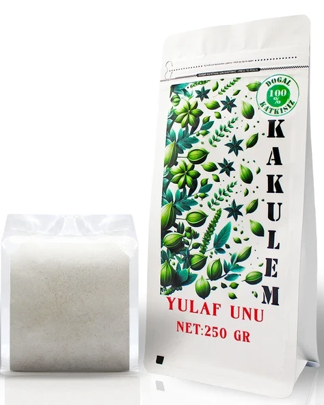 KAKULEM SERTİFİKALI Yerli Tohum Tam Yulaf Unu 250 GR ürün görseli 1