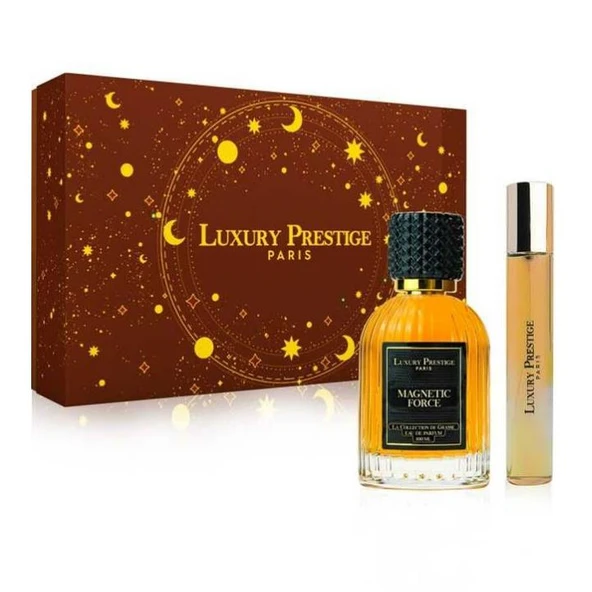 Luxury ZY0R010871 Prestıge Magnetic Force 100ML+35ML EDP Erkek Set Parfüm ürün görseli 1