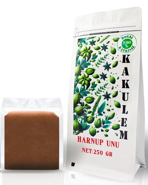KAKULEM GLUTENSİZ SERTİFİKALI Keçiboynuzu Tozu Unu Harnup 250 GR ürün görseli 1