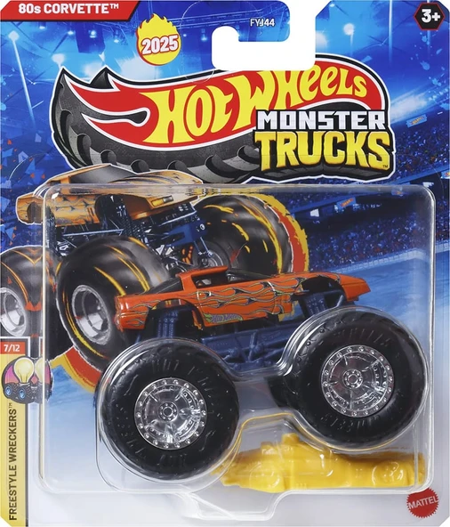 Hot Wheels Monster Trucks Canavar Kamyon Arabalar - 80s Corvette ürün görseli 1