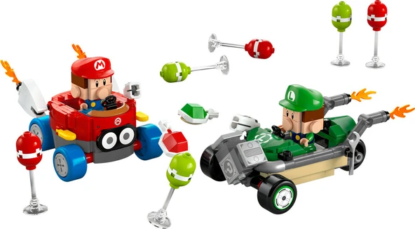 LEGO Super Mario Mario Kart – Baby Mario ile Baby Luigi 72034 ürün görseli 1