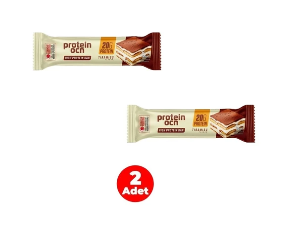 PROTEİNOCEAN Tiramisu Aromalı Protein Bar 50 g (2 Adet) ürün görseli 1