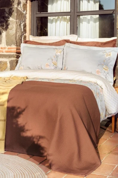 Karaca Home Clara Kahve Çift Kişilik Winter Set - Resim 6