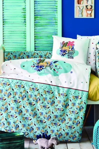 Bummer Indigo Cotton Bebek Uyku Seti ürün görseli 1