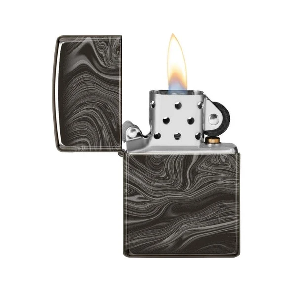 Zippo 49812-094739 24756 Marble Pattern Design Çakmak - Resim 2