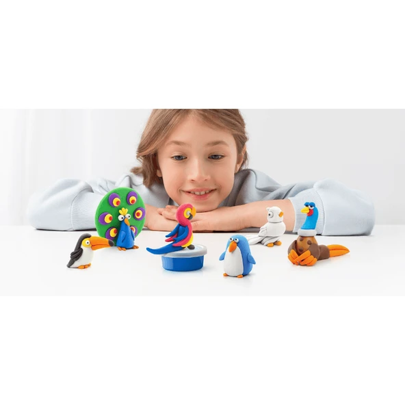 Hey Clay Yaratıcı Kil Seti - Birds - Resim 7