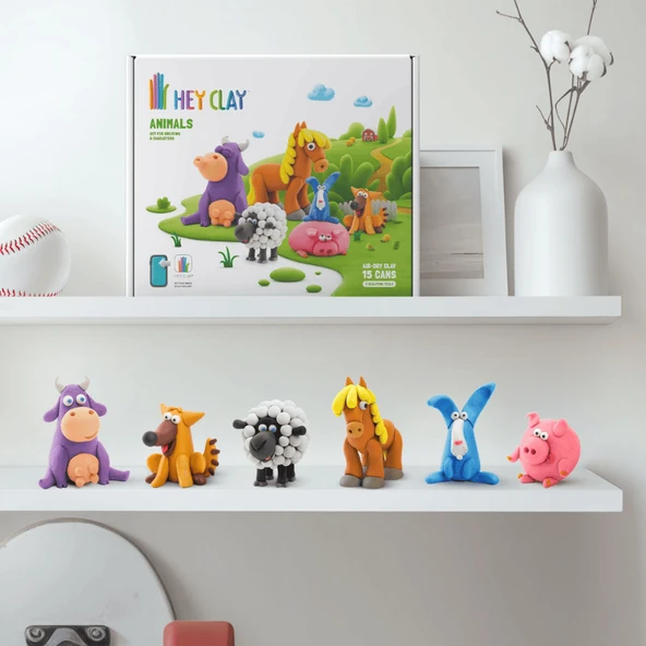 Hey Clay Yaratıcı Kil Seti - Animals - Resim 9