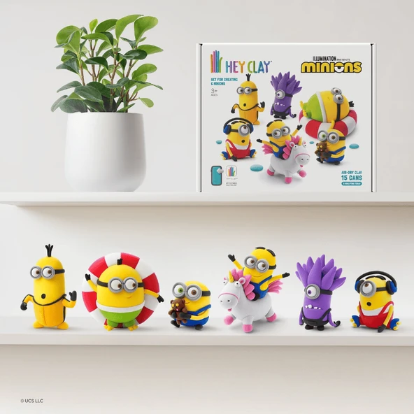 Hey Clay Yaratıcı Kil Seti - Minions - Resim 6