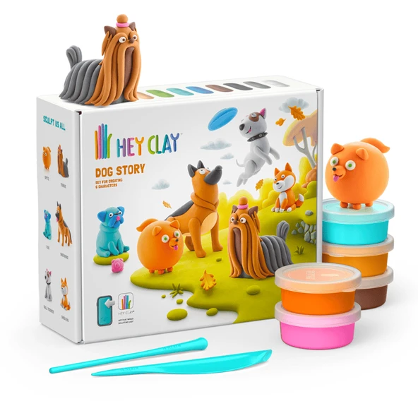 Hey Clay Yaratıcı Kil Seti - Dog Story ürün görseli 1
