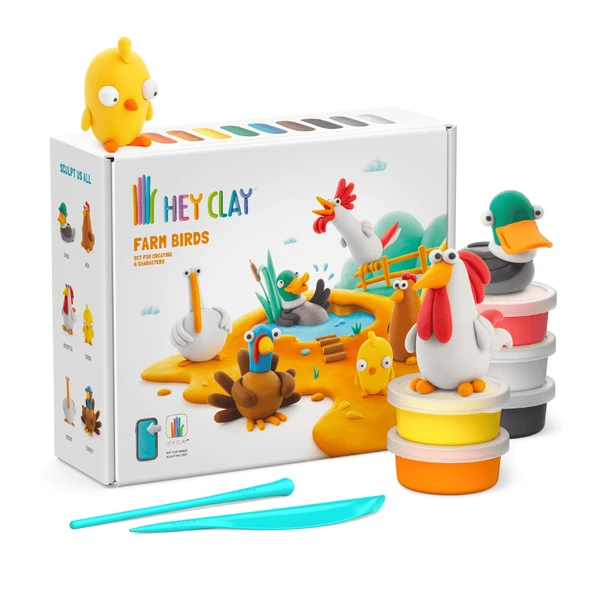 Hey Clay Yaratıcı Kil Seti - Kümes Hayvanları ürün görseli 1