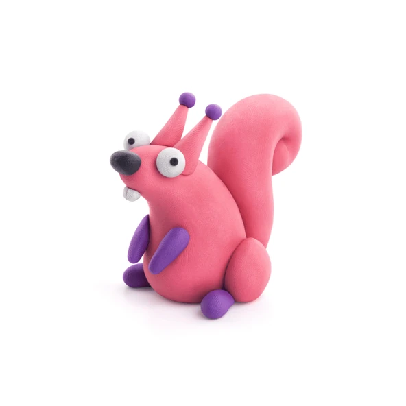 Hey Clay Yaratıcı Kil Seti - Wolf, Fox, Squirrel - Resim 5