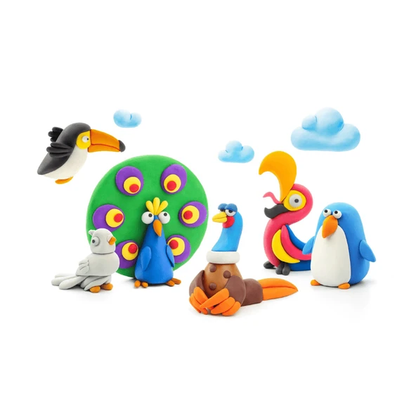 Hey Clay Yaratıcı Kil Seti - Birds - Resim 3