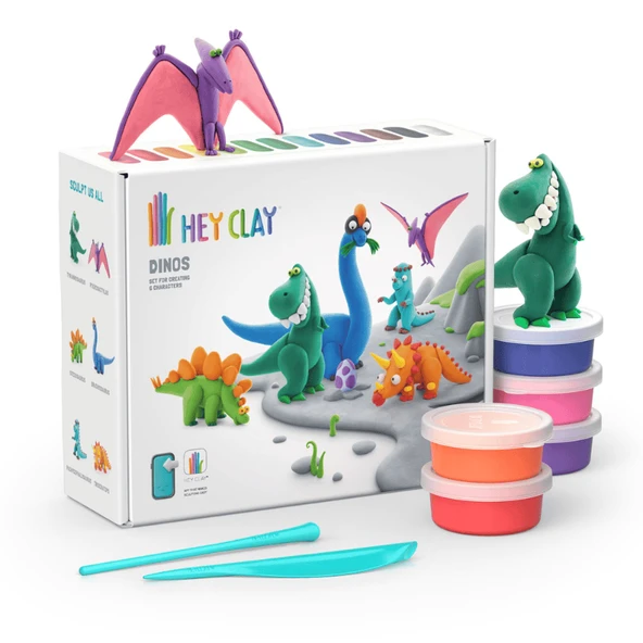 Hey Clay Yaratıcı Kil Seti - Dinos ürün görseli 1