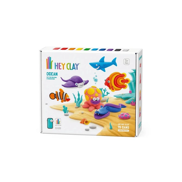 Hey Clay Yaratıcı Kil Seti - Ocean - Resim 4