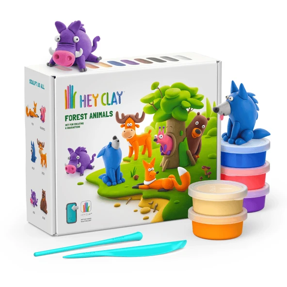 Hey Clay Yaratıcı Kil Seti - Forest Animals ürün görseli 1