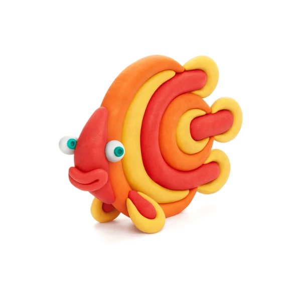 Hey Clay Yaratıcı Kil Seti - Clownfish, Discus Fish, Eel - Resim 5