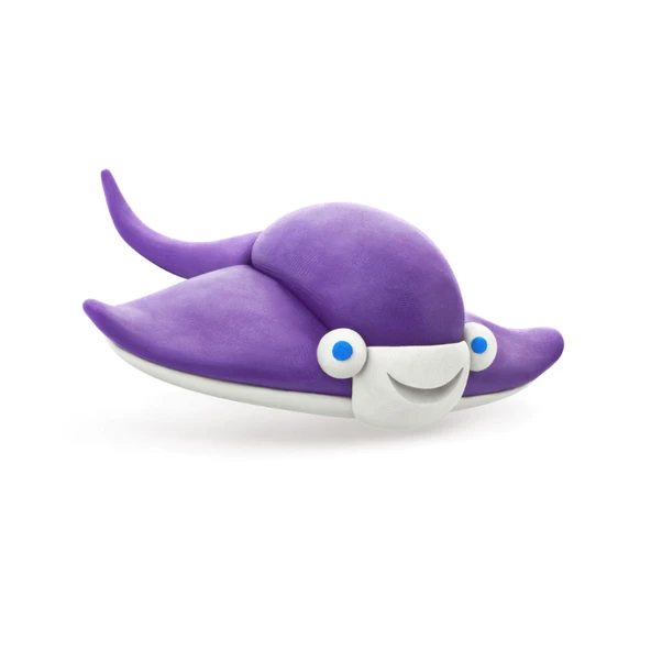 Hey Clay Yaratıcı Kil Seti - Shark, Octopus, Stingray - Resim 4