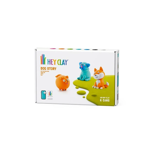 Hey Clay Yaratıcı Kil Seti - Spitz, Shiba Inu, Pug ürün görseli 1