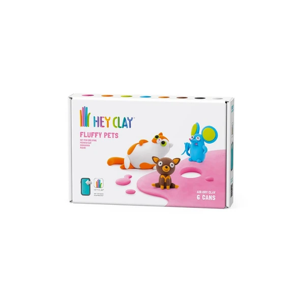 Hey Clay Yaratıcı Kil Seti - Persian cal, Mouse, Chihuahua ürün görseli 1
