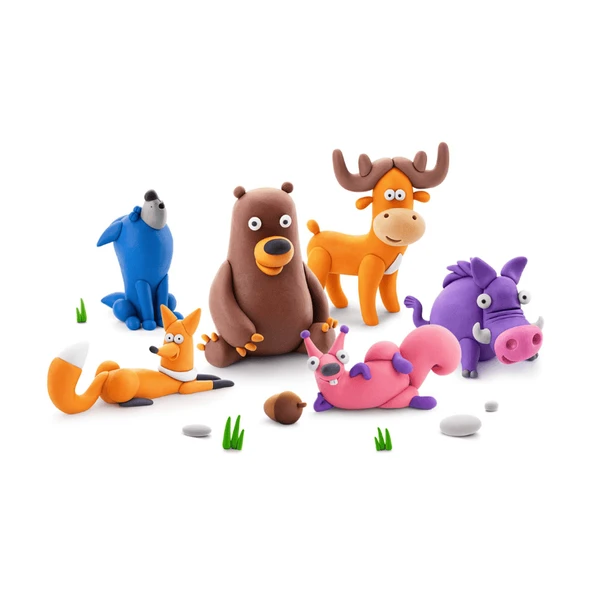 Hey Clay Yaratıcı Kil Seti - Forest Animals - Resim 3