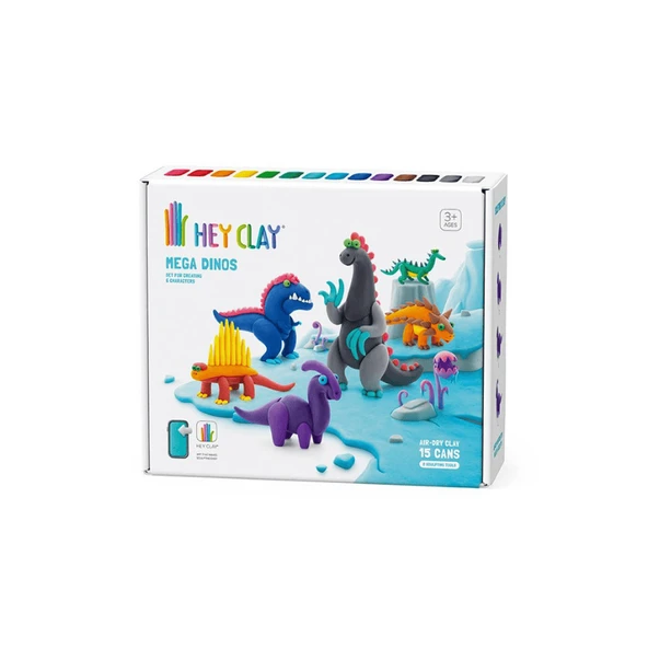 Hey Clay Yaratıcı Kil Seti - Mega Dinos - Resim 4