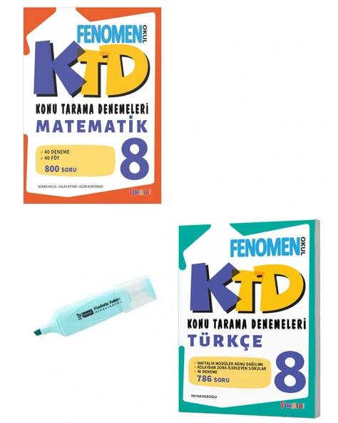 LGS 8.Sınıf KTD Matematik Ve Türkçe 40 Deneme ürün görseli 1