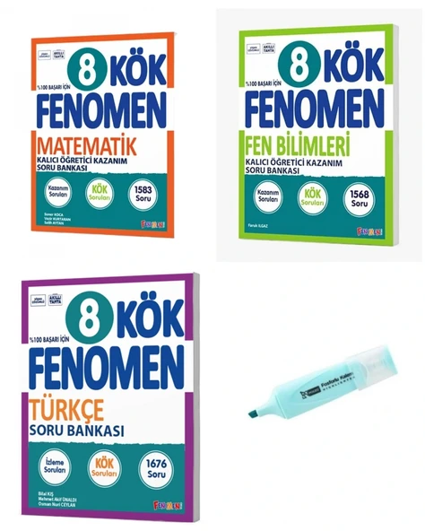 LGS 8.Sınıf KÖK Matematik Fen Bilimleri Ve Türkçe Soru Bankası ürün görseli 1